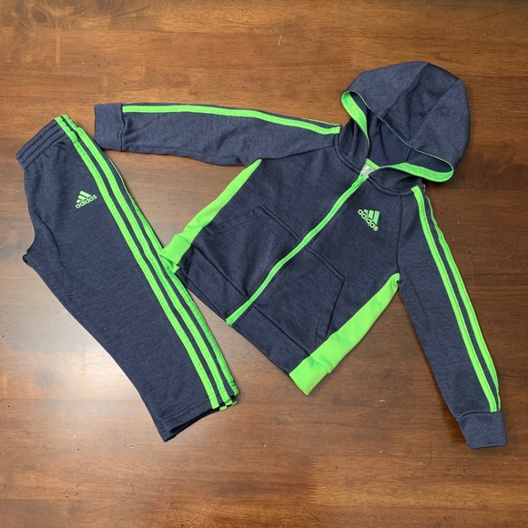 adidas Other - Adidas |Pull Zip Hoodie Jacket and Track Pants Set